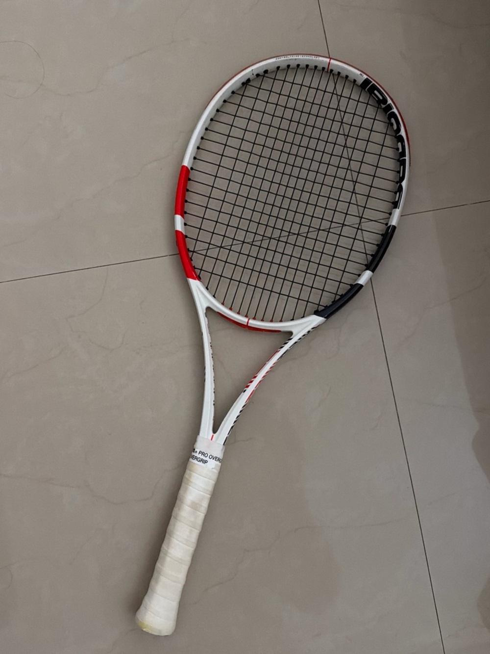 Red, White & Black Tennis Racket